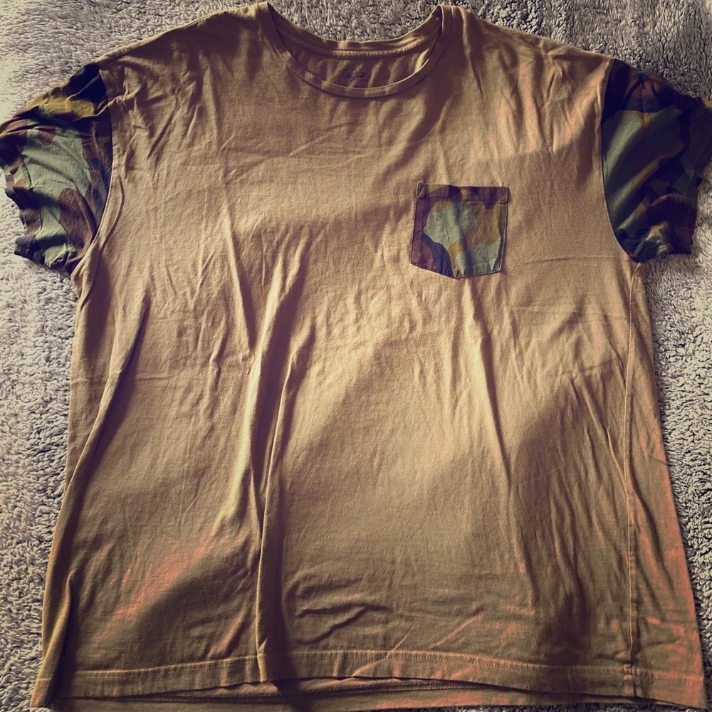 Camo Sleeve T Shirt